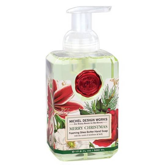 Merry Floral Christmas Foaming Soap